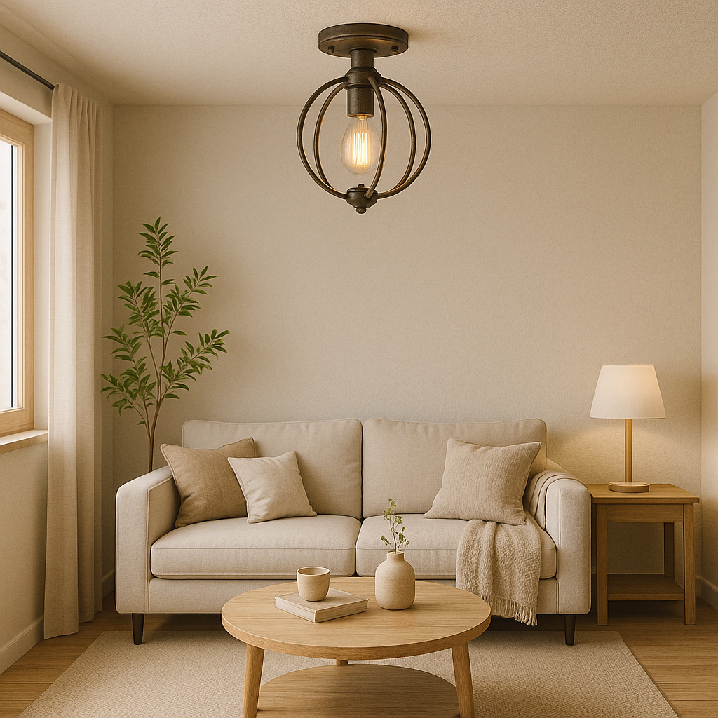 Rustic Ceiling Light