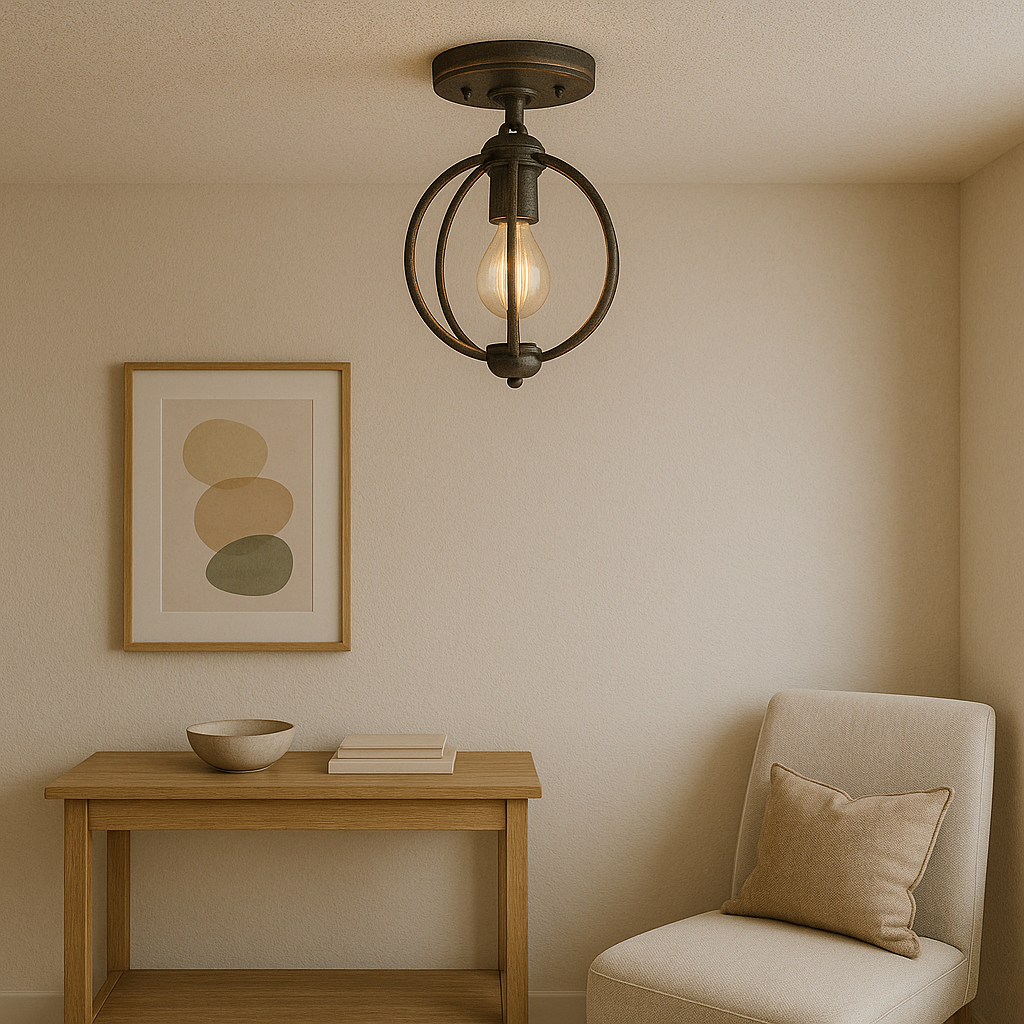 Rustic Ceiling Light