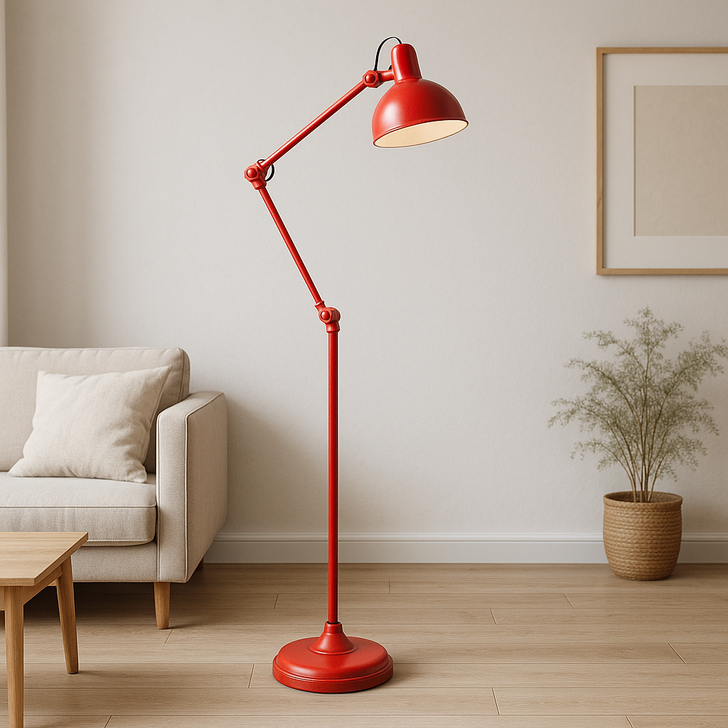 Industrial Long Floor Lamp
